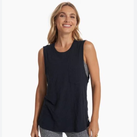 Vuori women’s navy sunset tank - Picture 1 of 9